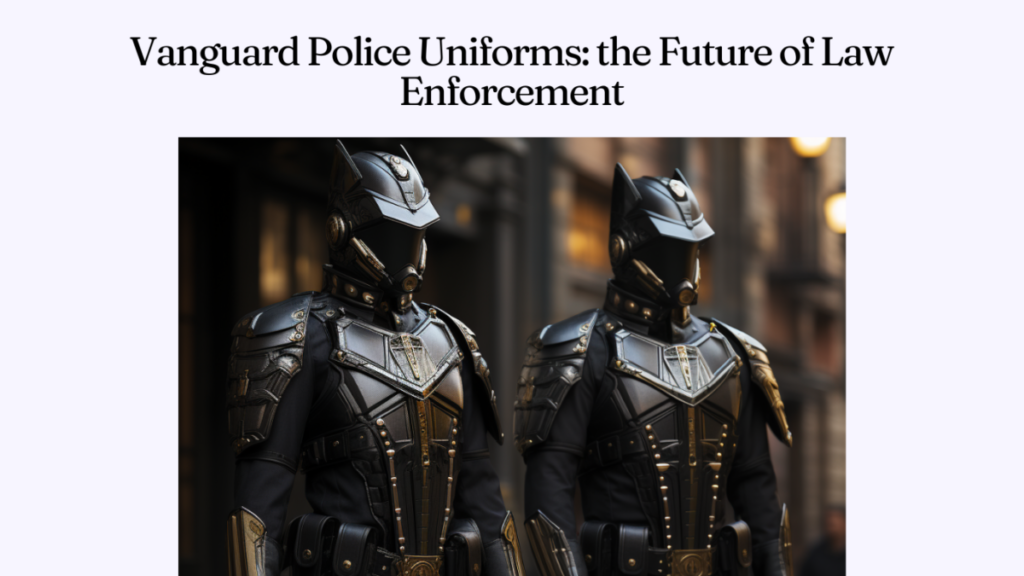 Vanguard Police Uniforms: the Future of Law Enforcement