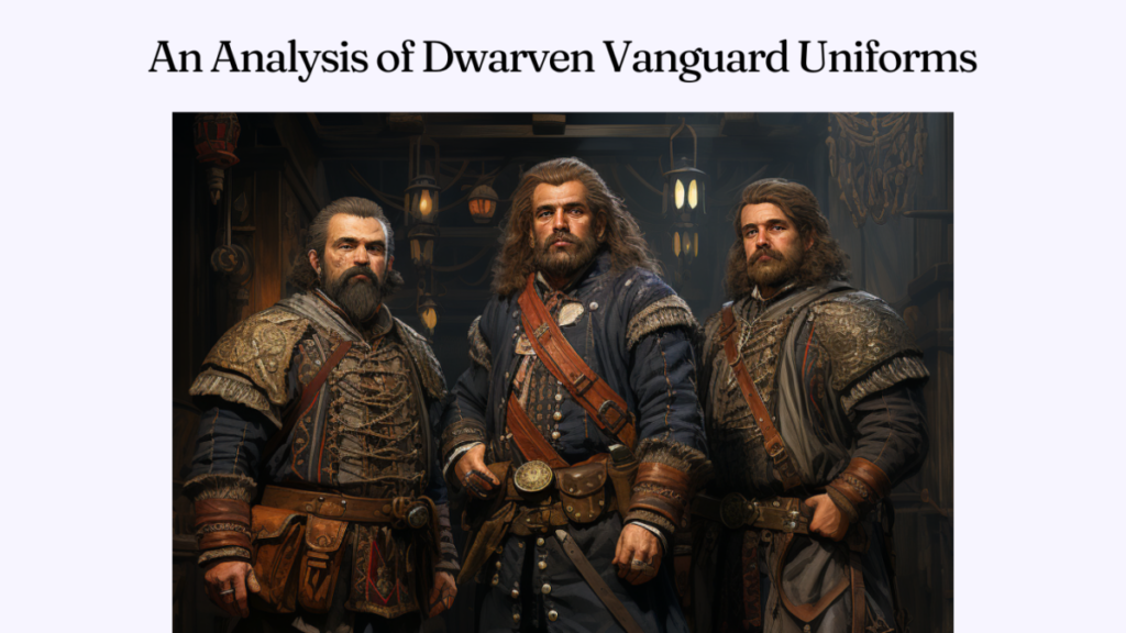 An Analysis of Dwarven Vanguard Uniforms